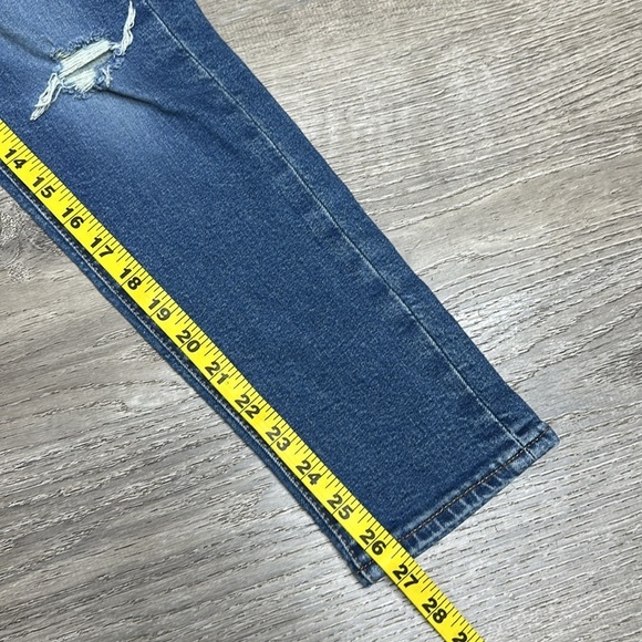 Levi’s High Rise Wedgie Skinny Jeans Distressed Blue Women’s Sz 27 - Picture 10 of 12